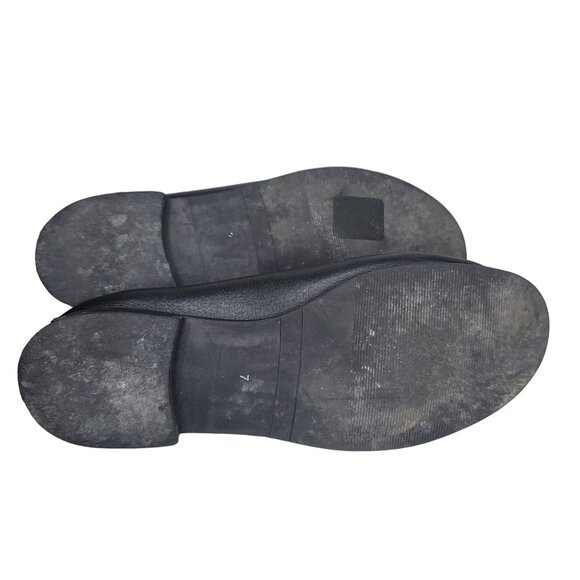 Driver Club USA Leather Studded flat Loafers Size 7 - Picture 8 of 8